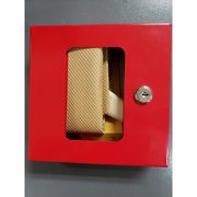 Global Equipment Emergency Key Box, 6-1/4"W x 2"D x 6-7/8"H, Keyed Differently, Red TFY383405